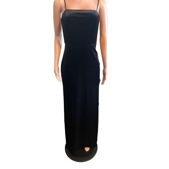 Next Up Dresses & Skirts - Vintage Next Up long black gown, size 13/14,‎ high slit, glamorous, elegant